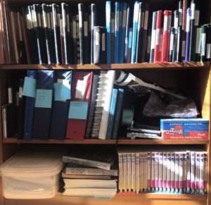 Photo of journal bookshelves